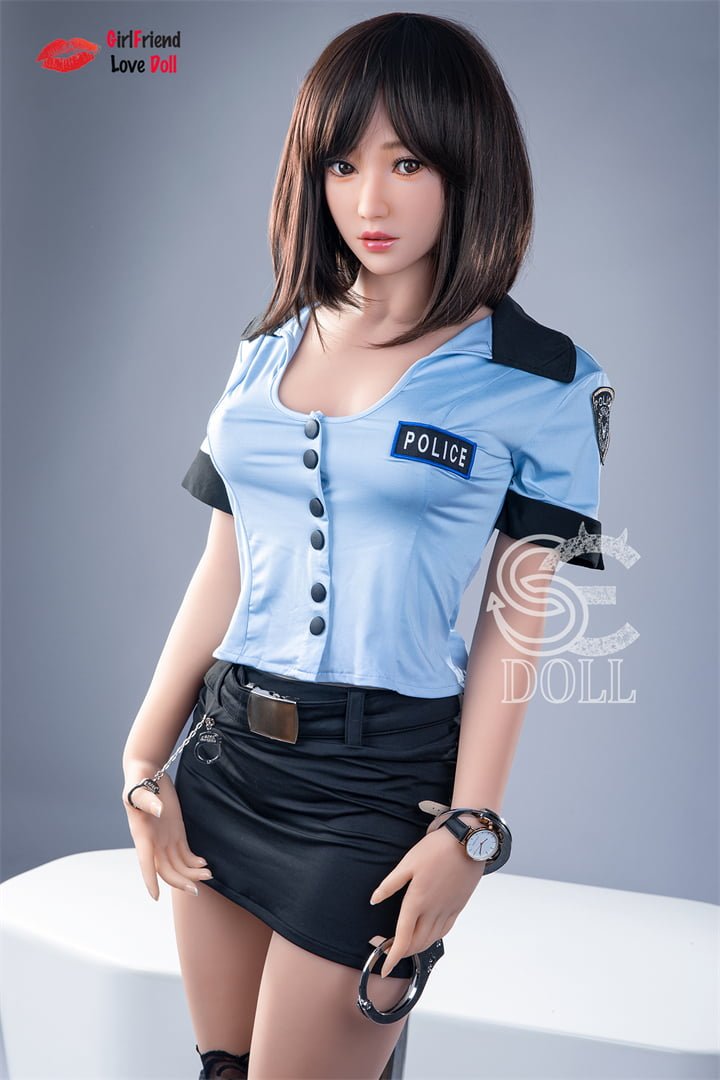 SE Real Sex Doll With Uniform 163cm E Cup Female Cop Irene